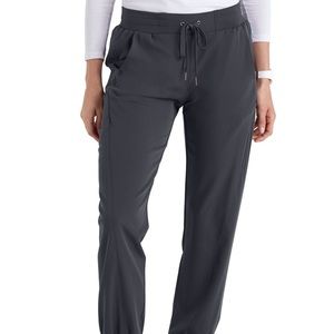 WonderWink Aero Jogger Scrub Set. Pewter. Size medium.